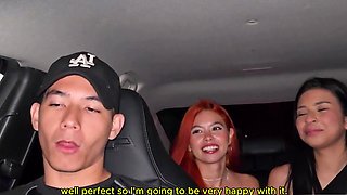 Latina lesbian babes moan from a colleague's sticky tongue after the office party!