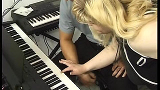 BBW Blonde From Germany Rides Cock and Gets a Huge Load of Cum