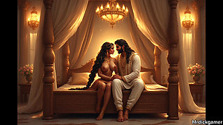 Innocent village girl gives sloppy blowjob and takes dick like a slut