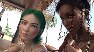 Animated stepmom gets hot and heavy with her stepdaughter in a 3D cartoon