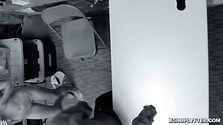 Shoplyfter Emma Hix young labia juggles on top of the lp officer!