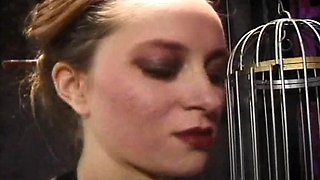 Blond and brunette lesbians licking pussy