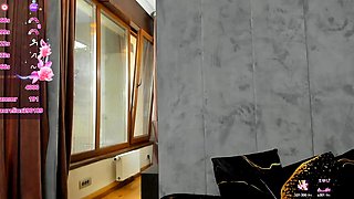 Glamour babe with big boobs masturbates in lingerie