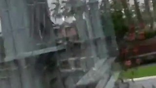 Naughty outdoor slut
