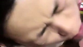 Amateur Asian Deepthroat Blowjob