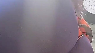 Purple Nylon Ass Worship