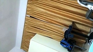 Cute amateur Asian web cam girl teases her great body