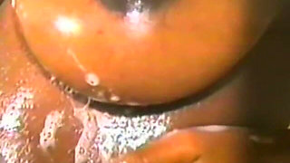 Interracial Action in the Shower Then on the Bed