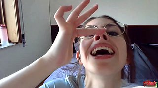 Dirty talk, smile, lipstick