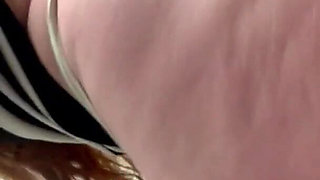 She Just Had to Touch Her Pussy!! Naughty Public Bathroom Masturbation