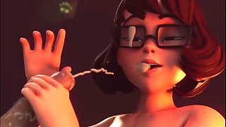 Uncensored Velma 3D Hentai Blowjob