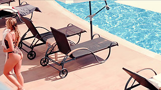 Pickup by the Pool - Fuck Face Someone Else's Young Stepmom