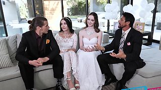 Tommy Gunn and his stunning wives indulge in a wild, kinky orgy with Hazel Moore