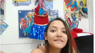 Skinny teen masturbates on cam: Blowjob, Amateur  Masturbation Porn