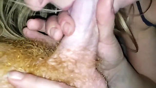 Real Step Sister Giving Head - POV Cock Worship