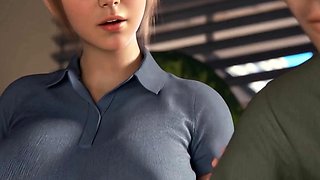 Wife Gets Fucked by Husband's Boss to Save Her Man's Job