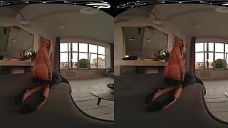 Fitness girl hot VR erotic video