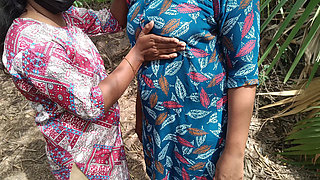 Step Sisters Enjoying Outdoor Hot Romance