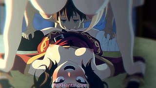 Wild StepFamily Threesome Creampie, Squirting, Facesitting