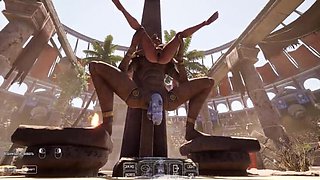 Lara Croft Tight Ass Anal Fuck - Huge Cock 3D Hentai Game Animation Gangbang with 1000 Spectators