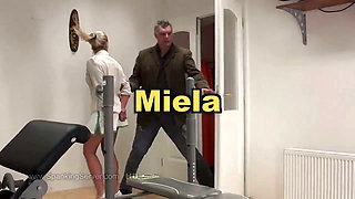 Miela's breast whipped insane