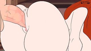 Hot Hentai Parody: Marge Simpson & Wendy from Gravity Falls in Anal & Blowjob Action