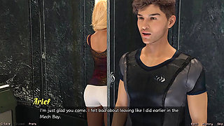 Stranded in Space - First Kiss with Red Head Haylee