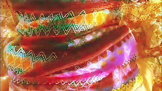 Indian summer, outdoors, wild love on hard ground