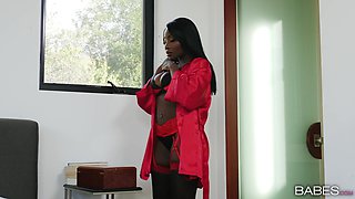 Ebony MILF Osa Lovely amazing porn video