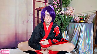 Ahegao Dildo Masturbation