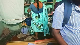 Indian student with Tamil aunty sex