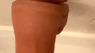 Riding My Dildo in the Bathtub Like a Dirty Girl