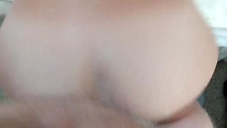 Curvy MILF Gets Fucked Hard by Older Man - Missionary, Doggy & Cowgirl Creampie