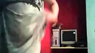 Brazilian Brunette Amateur Fingers on Webcam