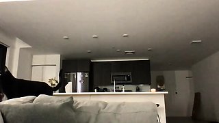 Cute curly brunette solo webcam masturbation