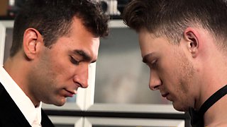 Gay fucks his submissive twink raw and hard