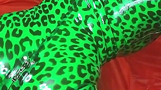 Latex Goddess Gets Fucked in the Ass and Takes Cum on Her Tits