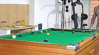 Playing Naked Pool with My Boyfriend and My Father-in-law