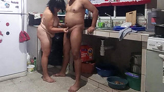 What a Delicious My Stepmother Gives Me in the Kitchen