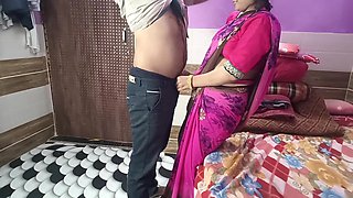 As Soon as the Young Maid Enters the Room, the Owner Catches Hold of Her and Fucks Her