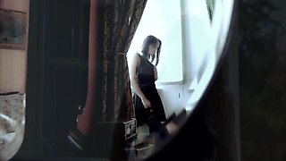 Cover-girl slag's dress trailer