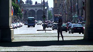 Amateur ass ramming outdoors