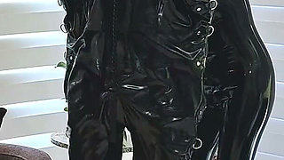 Inflatable Suit Edging and Denial, Part 1 - Alex Latex