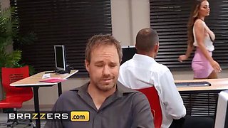 Sexy Secretary Abigail Mac Fucks Boss in Office - Big Tits at Work - Brazzers