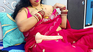 When the Husband's Cock Didn't Get Hard, the Wife Used a Toy to Get Her Juices Flowing