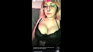 Solo with perfect big boobed blonde Alexis Ford