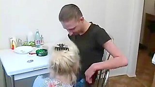 Russian Sexy Grandma Lena And Slava