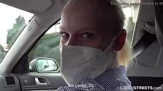 Czech Amateur Teen Ariela Donovan Takes BBC for a Public Ride Outside Prague - Blowjob & Cumshot