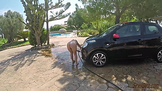 Outdoor Car Wash Fuck
