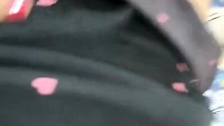Skinny brunette amateurs dp solo
